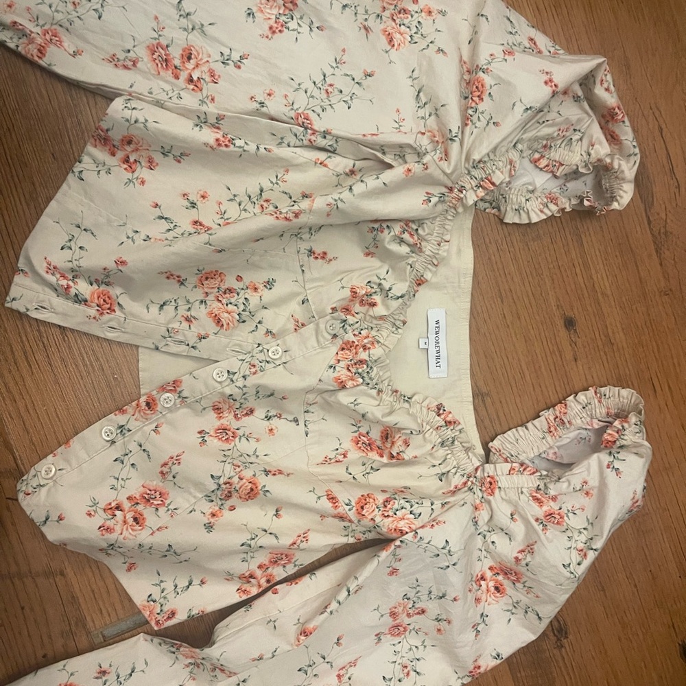 WeWoreWhat Floral Ruffle Blouse - Picture 2 of 3